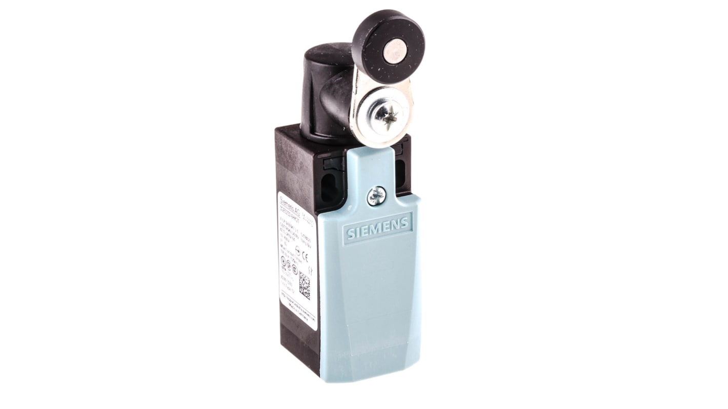 Interruptor de bloqueo con Palanca de Rodillo Siemens 3SE5, DPST, NA/NC, IP65