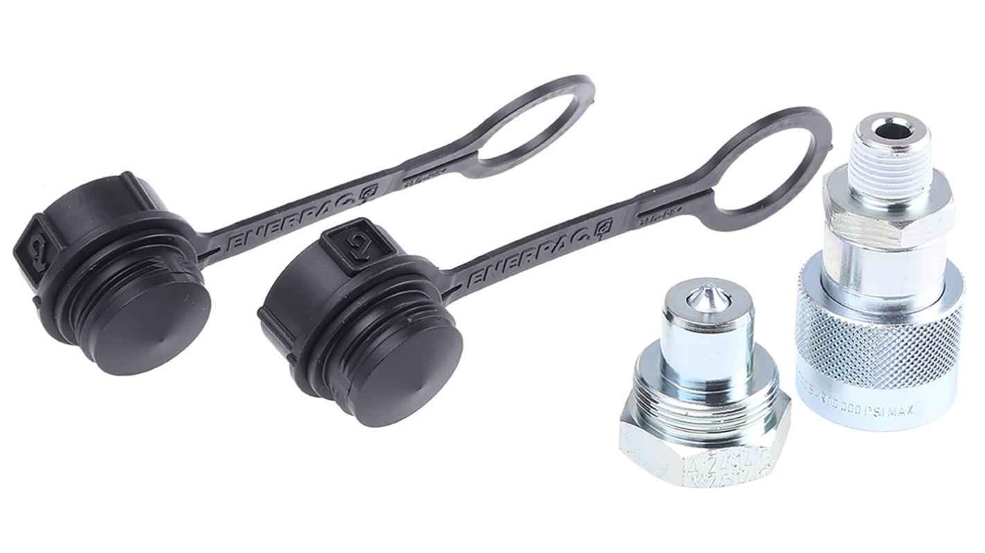 C604 Enerpac Steel (Dust Cap) Female Hydraulic Quick Connect Coupling