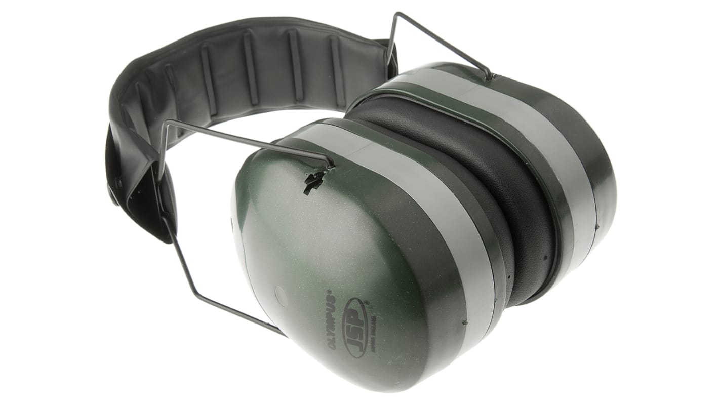 JSP 027-500 Ear Defender with Headband, 36dB, Green