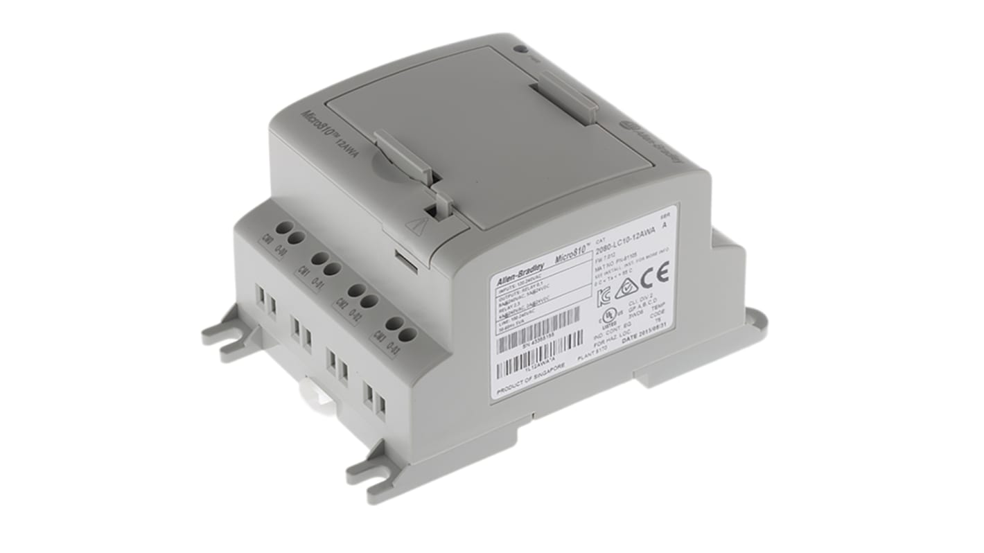 CPU PLC Allen Bradley Micro810, ingressi: 8, uscite: 4, 12 I/O, 24 V c.c.