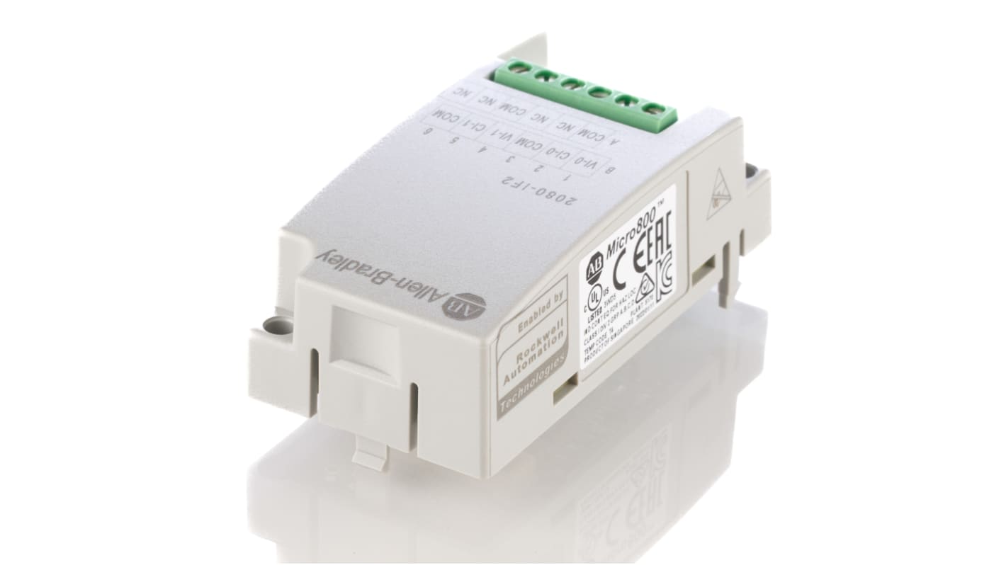 Allen Bradley 2080 SPS-E/A Modul für Serie Micro 830, 2 x Analog IN / 4 x Micro800 Analog OUT