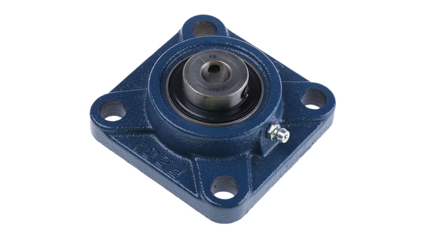 4 Hole Flange Bearing Unit 12mm ID