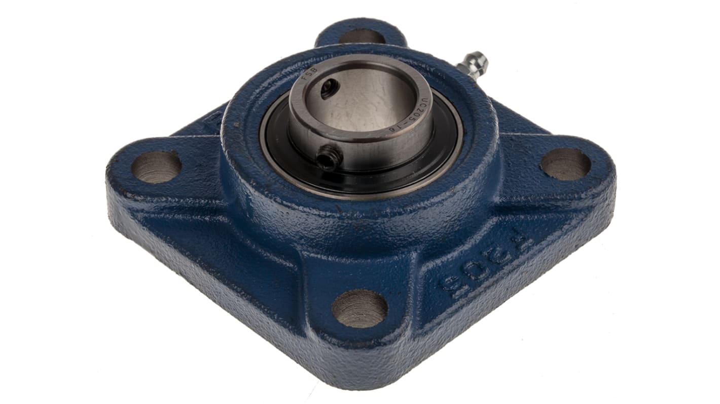 4 Hole Flange Bearing Unit 25.4mm ID