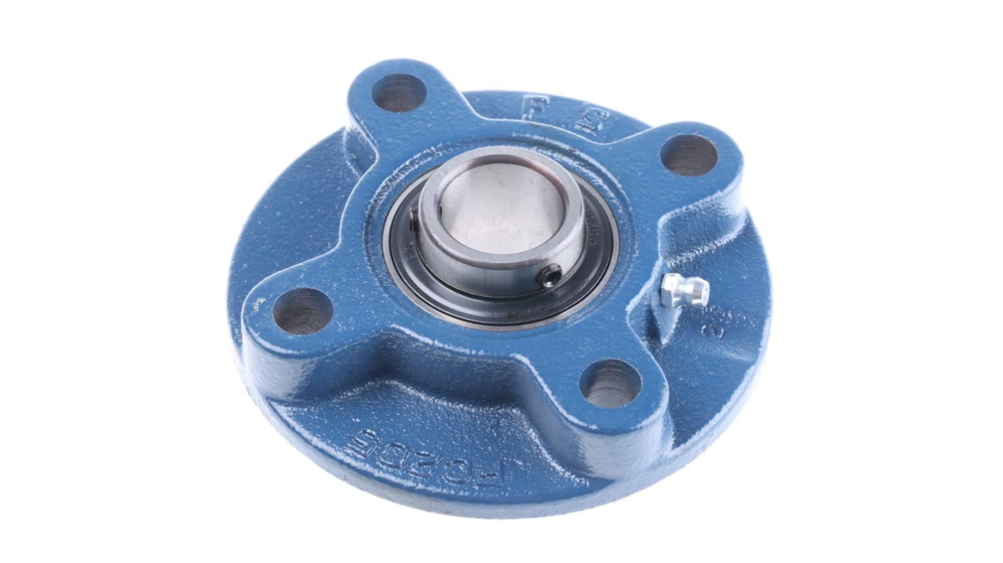 4 Hole Flange Bearing Unit 25mm ID