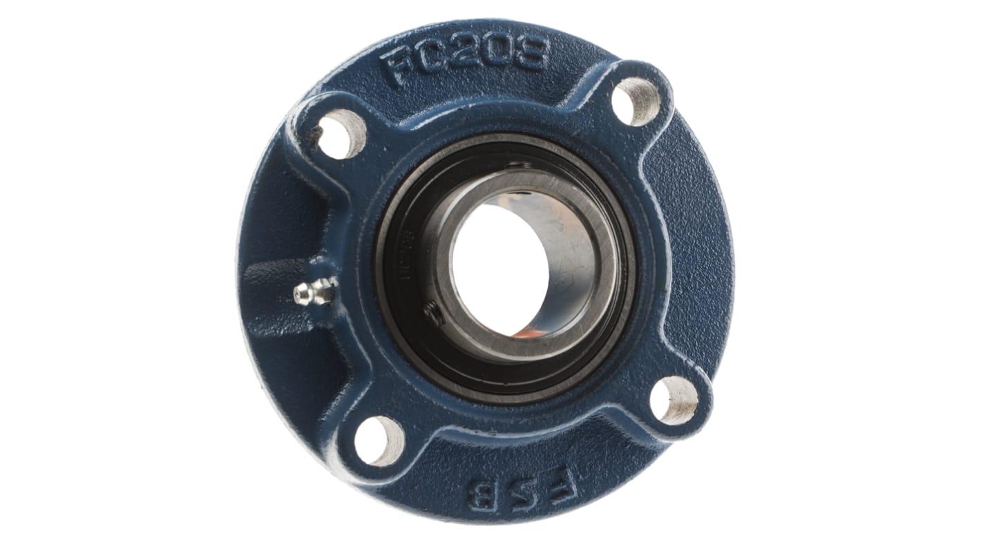 4 Hole Flange Bearing Unit 40mm ID