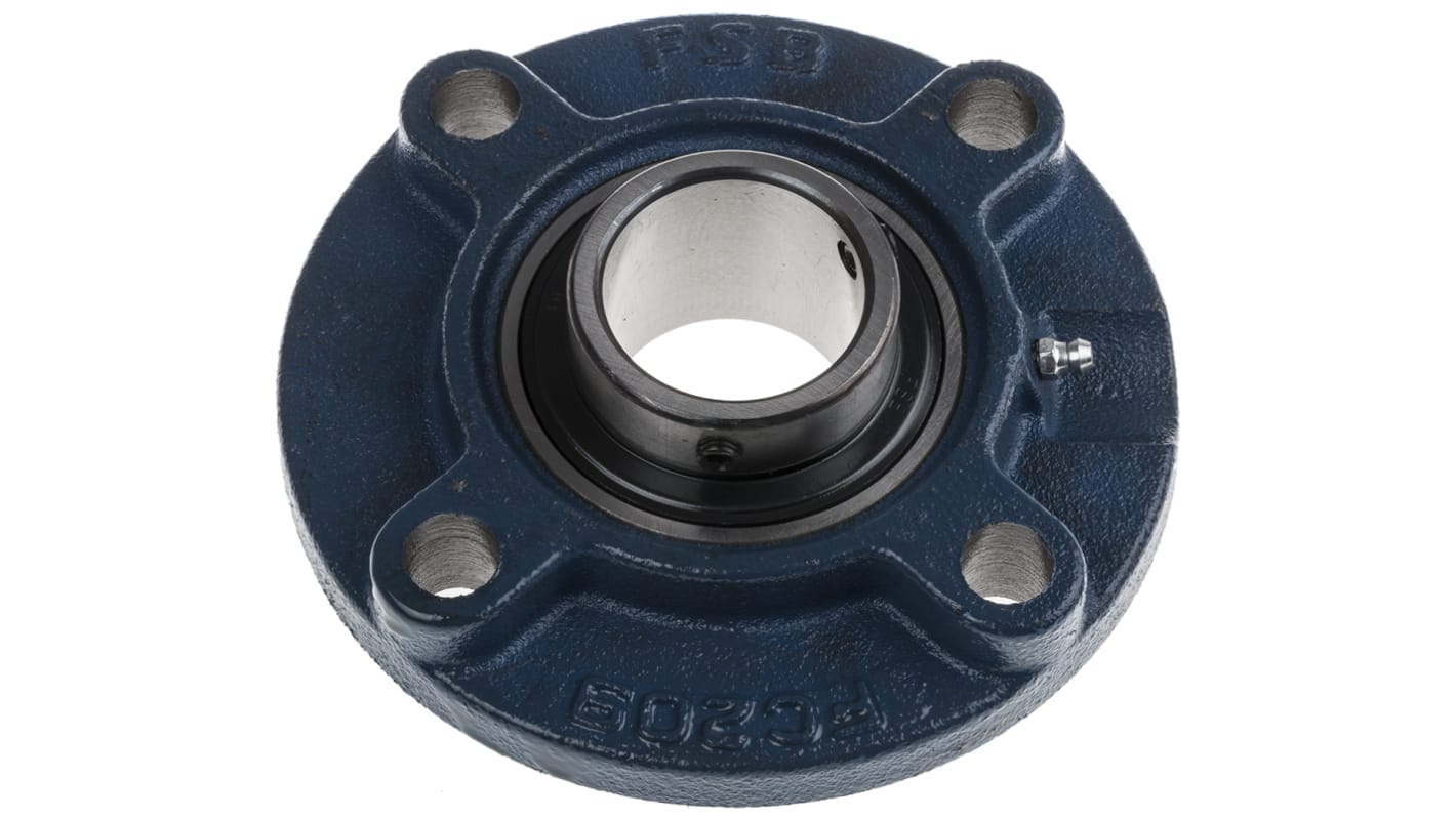 4 Hole Flange Bearing Unit 45mm ID