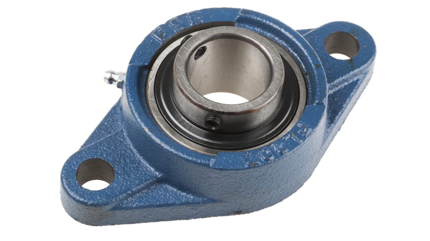 2 Hole Flange Bearing Unit 35mm ID