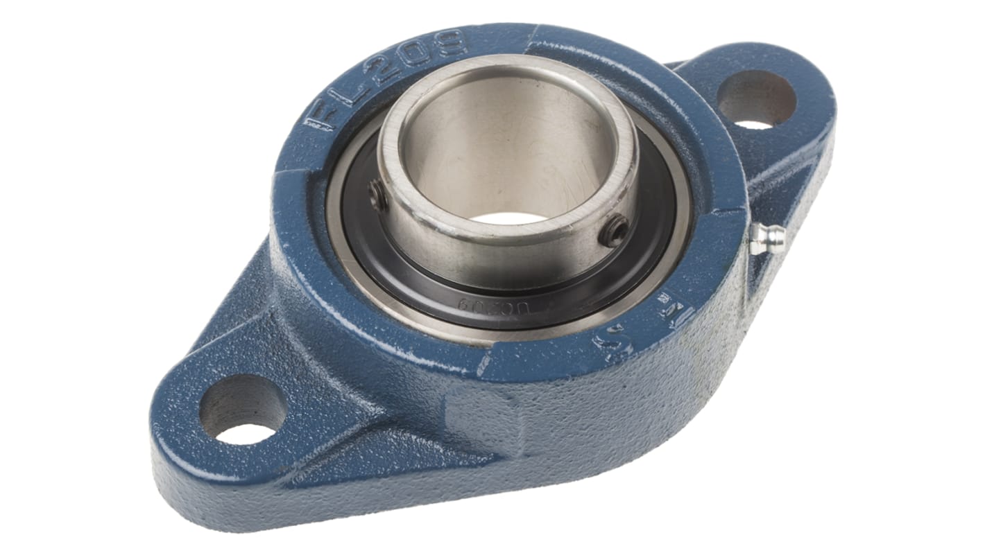 2 Hole Flange Bearing Unit 45mm ID