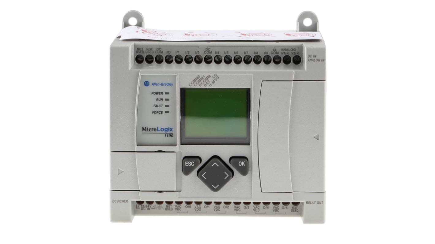 Allen Bradley 1763 SPS-E/A Modul für MicroLogix-Serie 1100, 6 x Analog IN / 6 x MicroLogix Relais OUT