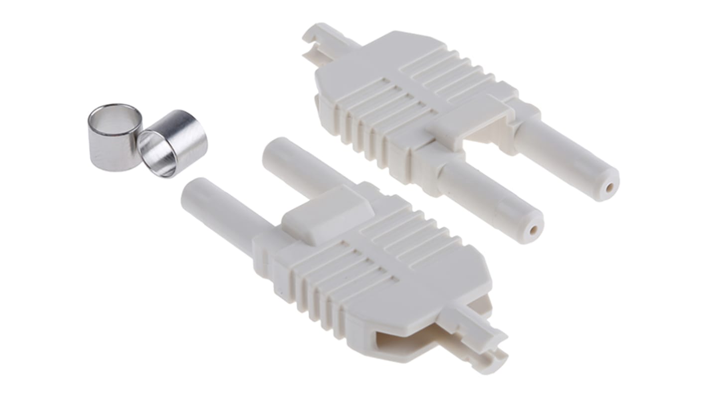 HFBR4506Z HFBR, POF Duplex Fibre Optic Connector 1mm Fibre