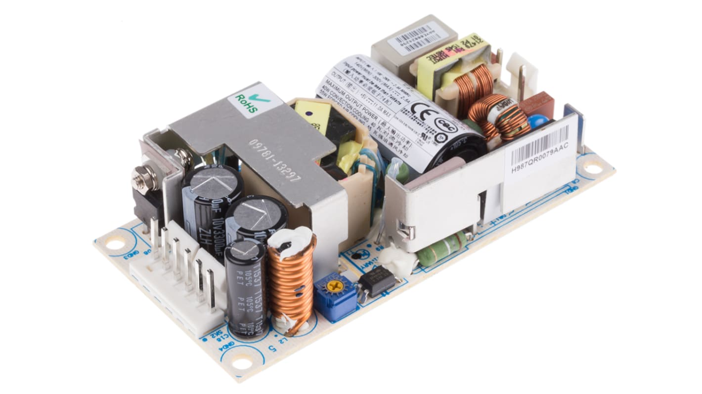 Alimentation à découpage, Artesyn Embedded Technologies 40W, 1 sortie à 5V c.c. 11A