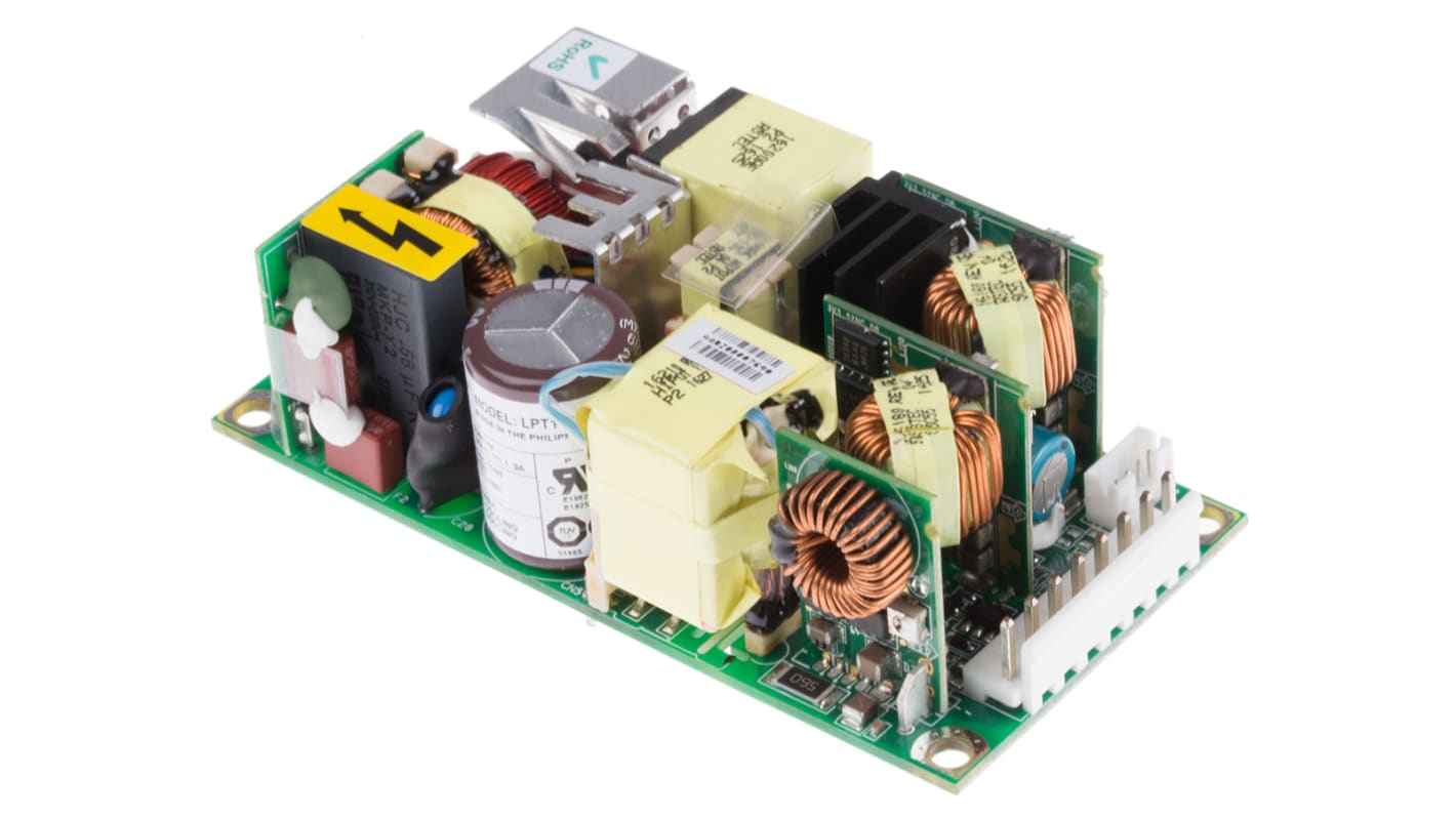 Alimentation à découpage, Artesyn Embedded Technologies 130W, 3 sorties à 5 V dc, ±12 V dc 2 A, 9 A, 18 A