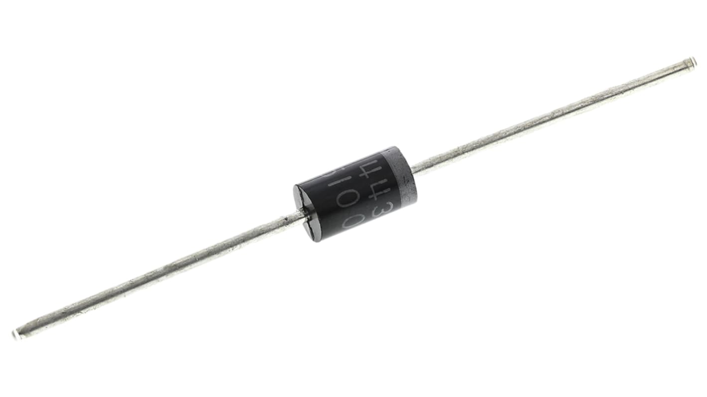 Diodes Inc 100V 5A, Schottky Diode, 2-Pin DO-201AD SB5100-T