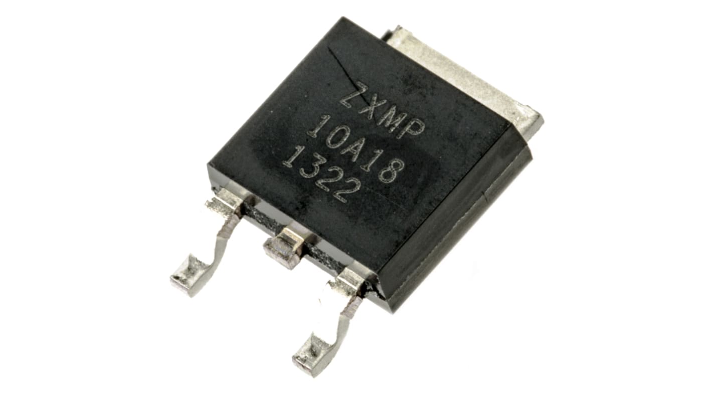 DiodesZetex Pチャンネル MOSFET100 V 5.9 A 表面実装 パッケージDPAK (TO-252) 3 ピン