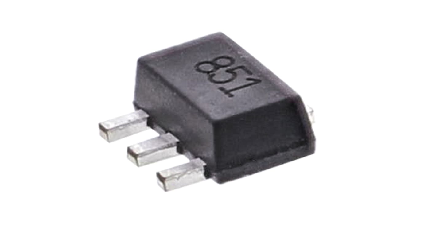 Transistor, NPN Simple, 5 A, 60 V, SOT-89, 3 broches