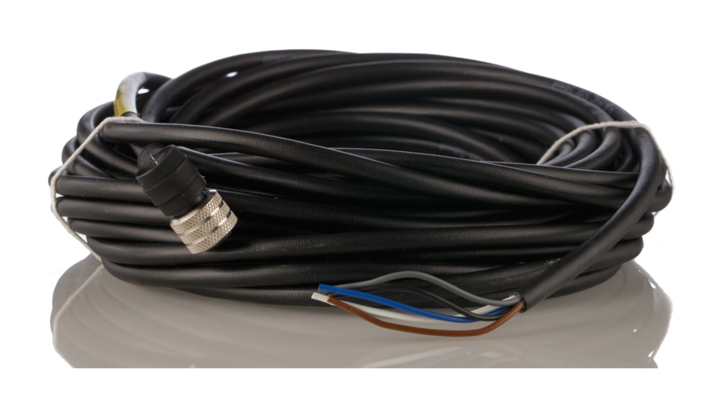 Cable de conexión Brad from Molex, con. A M12 Hembra, 5 polos, con. B Sin terminación, cod.: A, long. 10m, 250 V, 4 A,