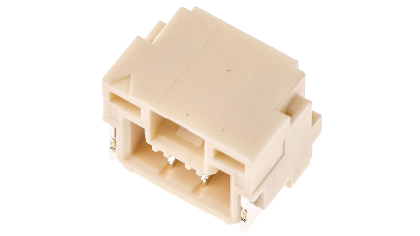 JST GH Series Right Angle Surface Mount PCB Header, 2 Contact(s), 1.25mm Pitch, Shrouded