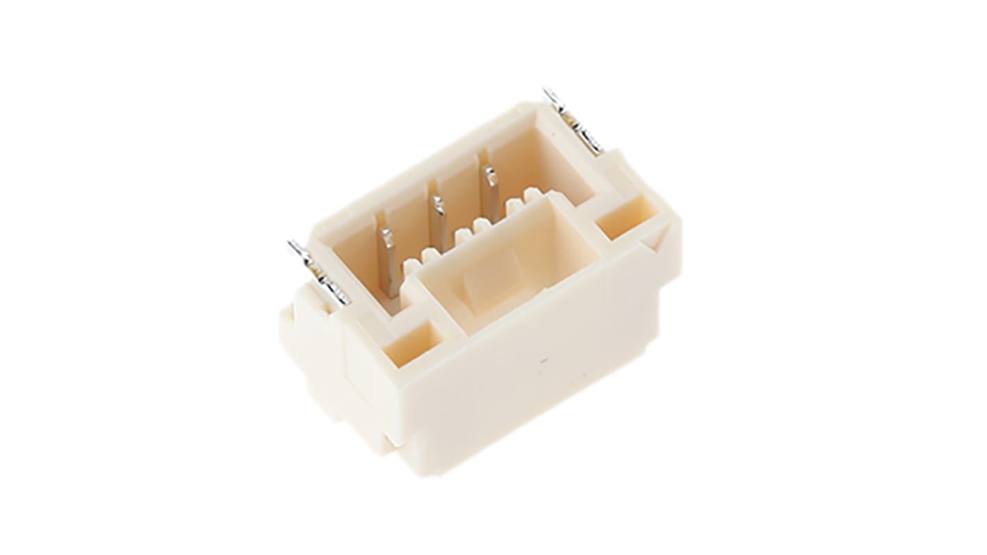 Conector macho para PCB Ángulo de 90° JST serie GH de 3 vías, paso 1.25mm, para soldar, Montaje Superficial