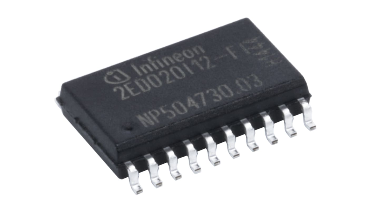 Infineon MOSFETゲートドライバ -1 A SOIC 2 18-Pin ガルバニック絶縁 反転, 非反転 表面実装