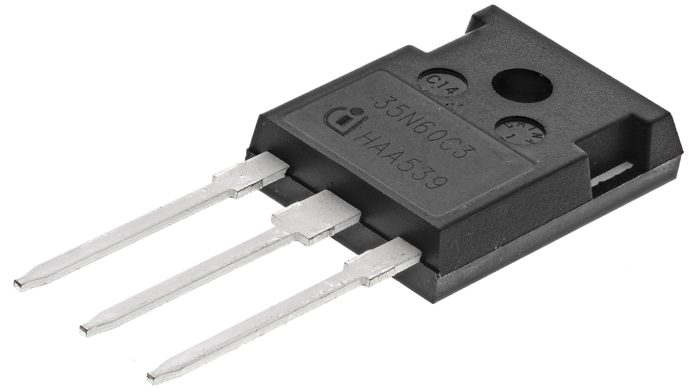 Infineon CoolMOS™ C3 SPW35N60C3FKSA1 N-Kanal, THT MOSFET 650 V / 34,6 A 313 W, 3-Pin TO-247