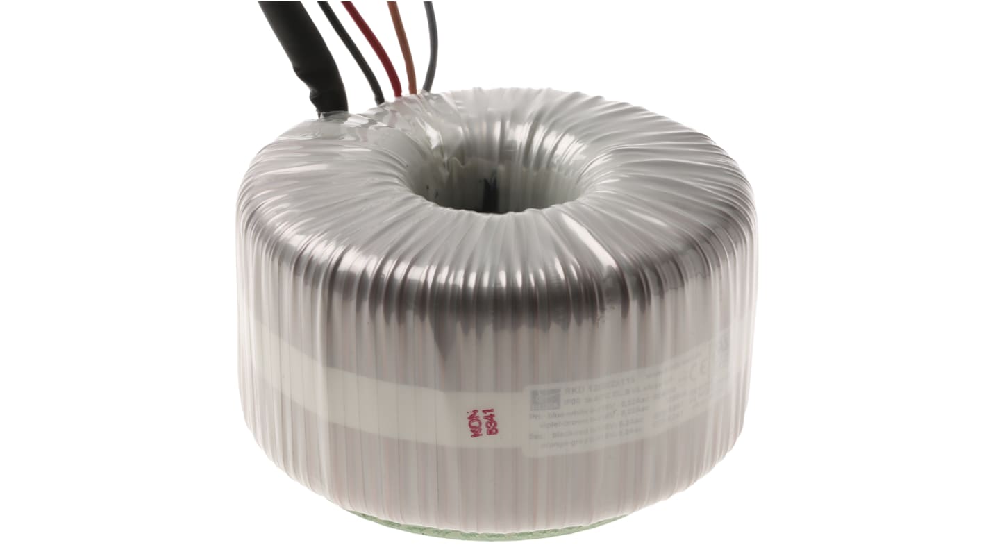 Transformador toroidal Block, RKD 1200/2x115, Tensión 2 x 115V ac, Potencia 1200VA, 2 salidas