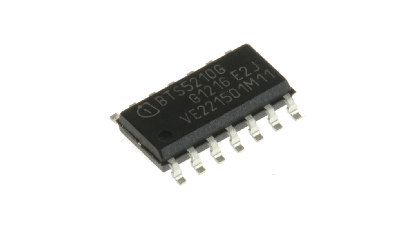 Infineon BTS5210GXUMA1High Side, High Side Switch Power Switch IC 14-Pin, SOIC