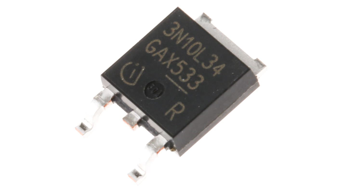 MOSFET Infineon, canale N, 42 mΩ, 30 A, DPAK (TO-252), Montaggio superficiale