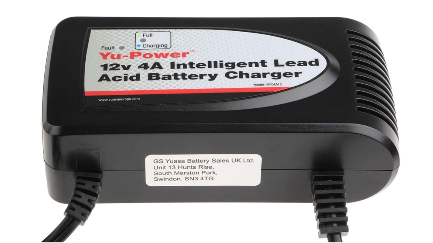 Yuasa Battery Charger For Lead Acid 13.65V 4A with EU, UK plug