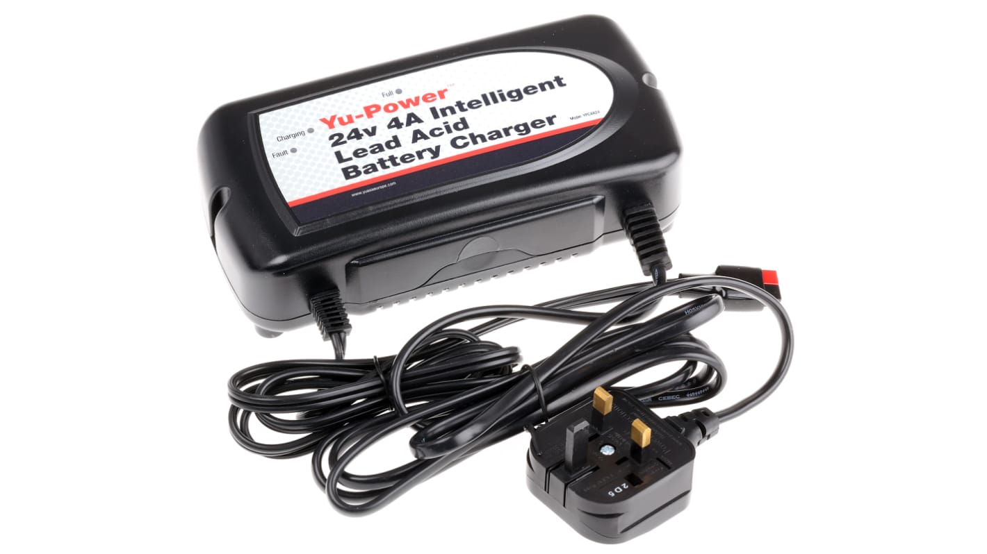 Yuasa Battery Charger For Lead Acid 27.3V 4A with EU, UK plug