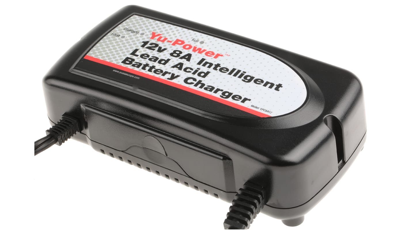 Yuasa Battery Charger For Lead Acid 13.65V 8A with EU, UK plug