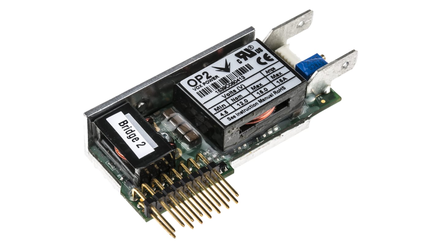 Vox Power Switching Power Supply, O/P 2, 12V dc, 15A, 150W, 1 Output | RS