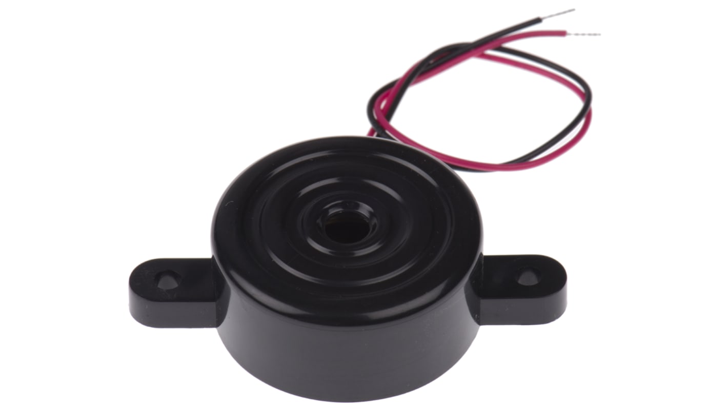 Cicalino piezo RS PRO, 28V cc, Ø 33.7mm, 86dB, tono Continuo, Montaggio a pannello