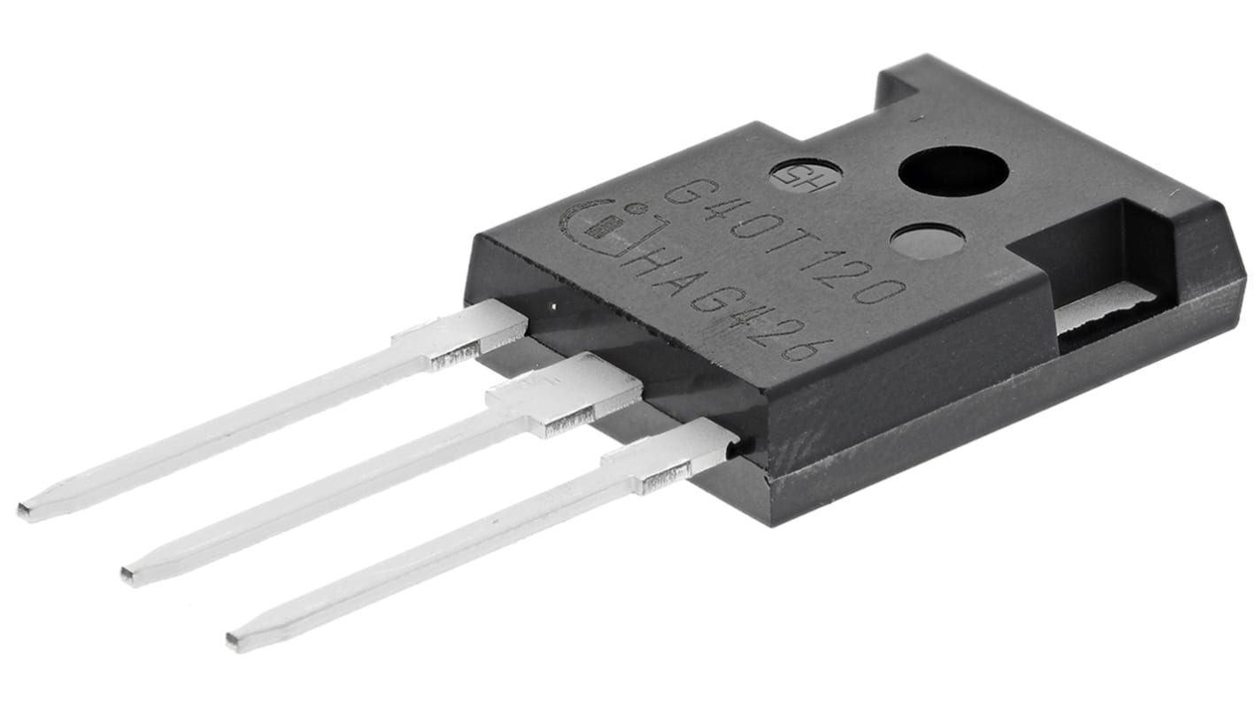 Infineon IGW40T120FKSA1 IGBT, 75 A 1200 V, 3-Pin TO-247, Through Hole