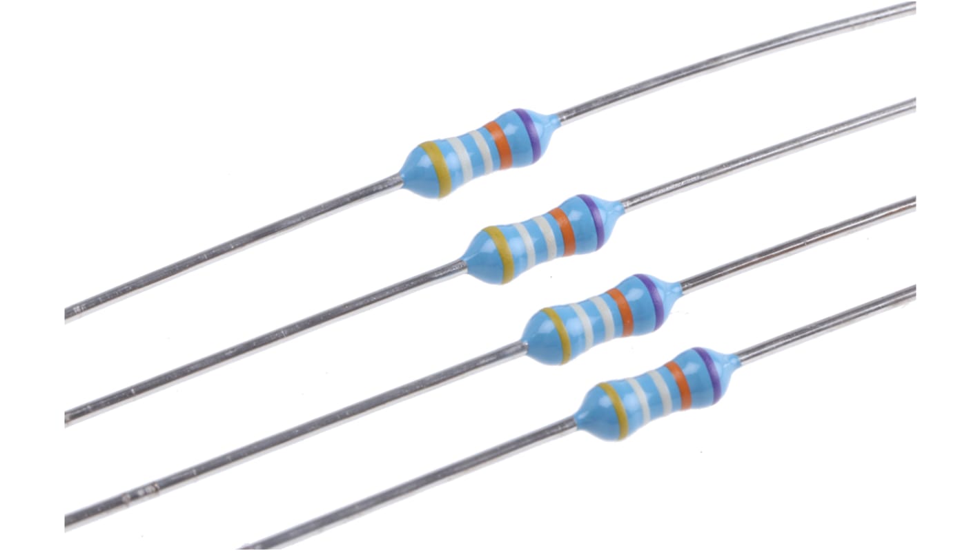 TE Connectivity 499kΩ Metal Film Resistor 0.25W ±0.1% YR1B499KCC