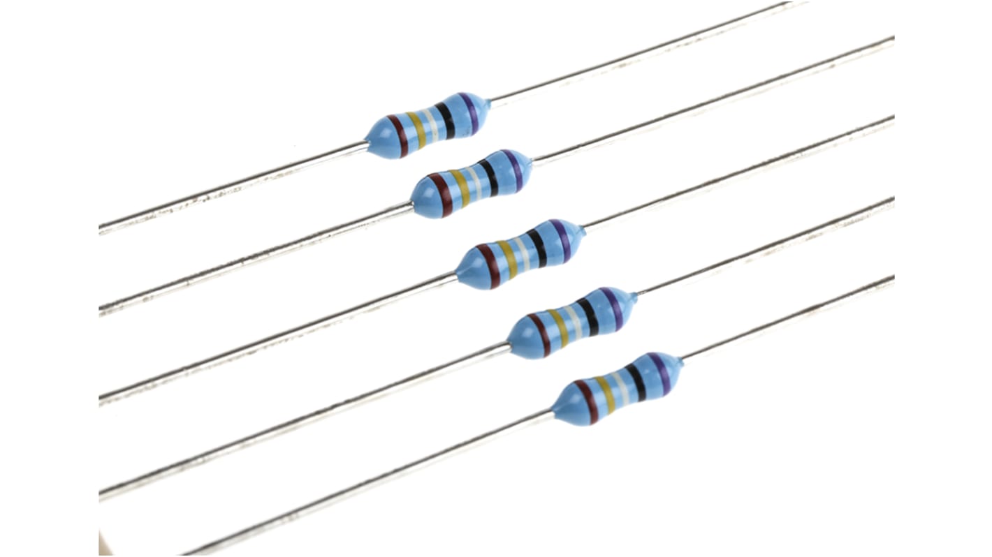 TE Connectivity 249Ω Metal Film Resistor 0.25W ±0.1% YR1B249RCC