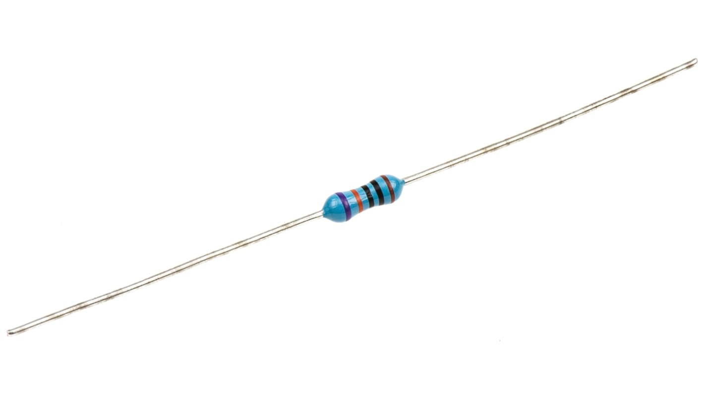 TE Connectivity 100kΩ Metal Film Resistor 0.25W ±0.1% YR1B100KCC