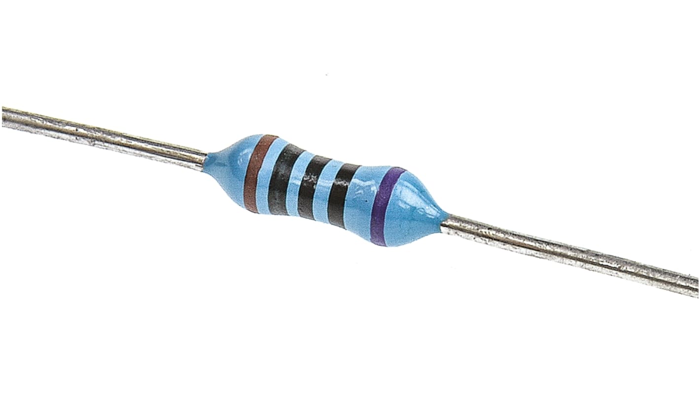 TE Connectivity 100Ω Metal Film Resistor 0.25W ±0.1% YR1B100RCC