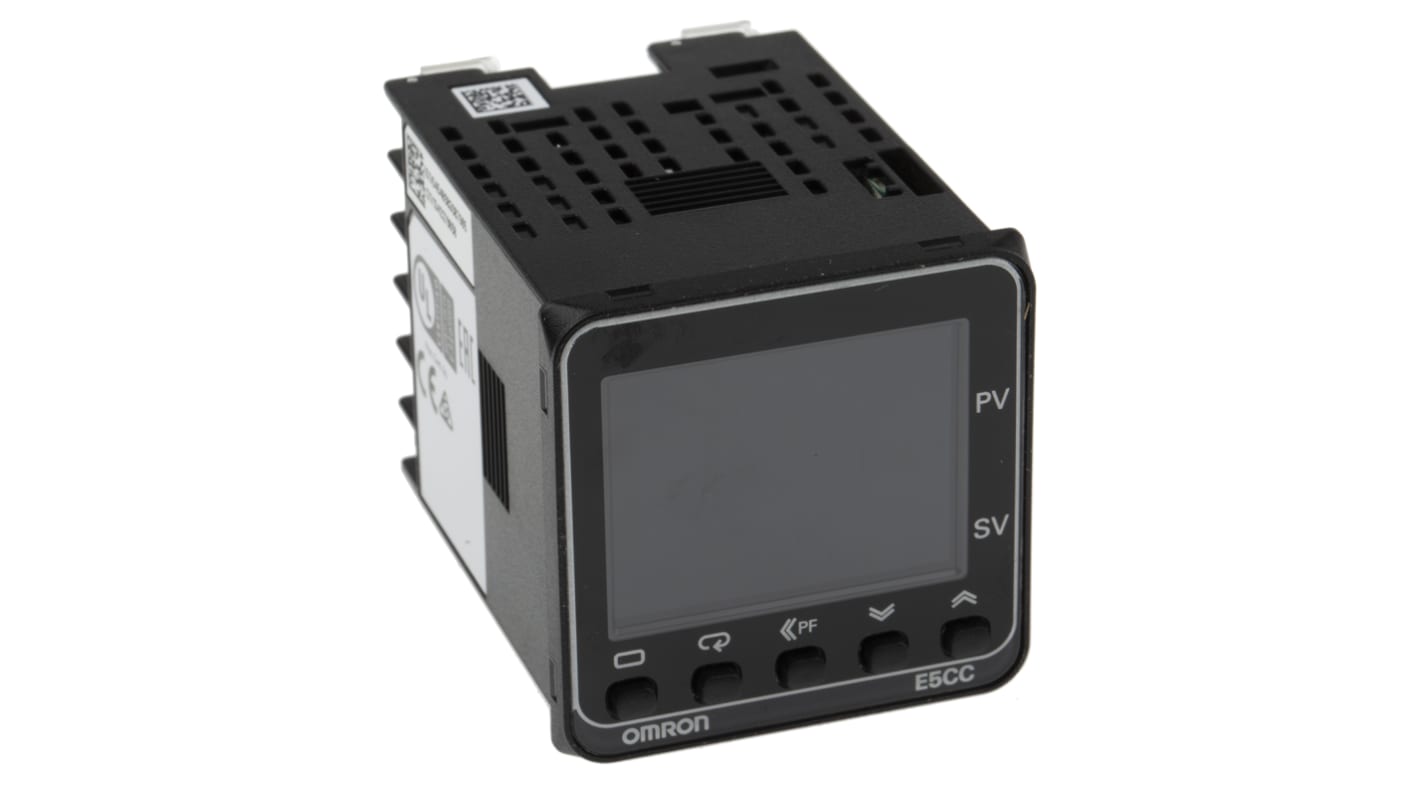 Omron E5CC PID Temperature Controller, 48 x 48mm, 1 Output Voltage, 100 → 240 V ac Supply Voltage