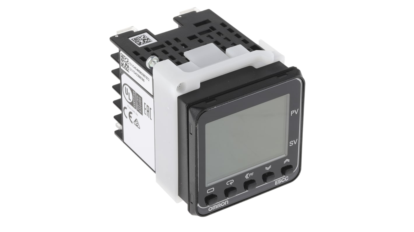 Omron E5CC PID Temperature Controller, 48 x 48mm, 1 Output Voltage, 24 V ac/dc Supply Voltage