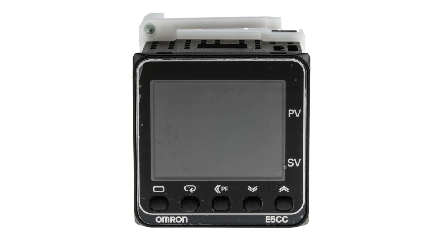 Omron E5CC PID Temperature Controller, 48 x 48mm 1 Input, 1 Output Relay, 100 → 240 V ac Supply Voltage ON/OFF,