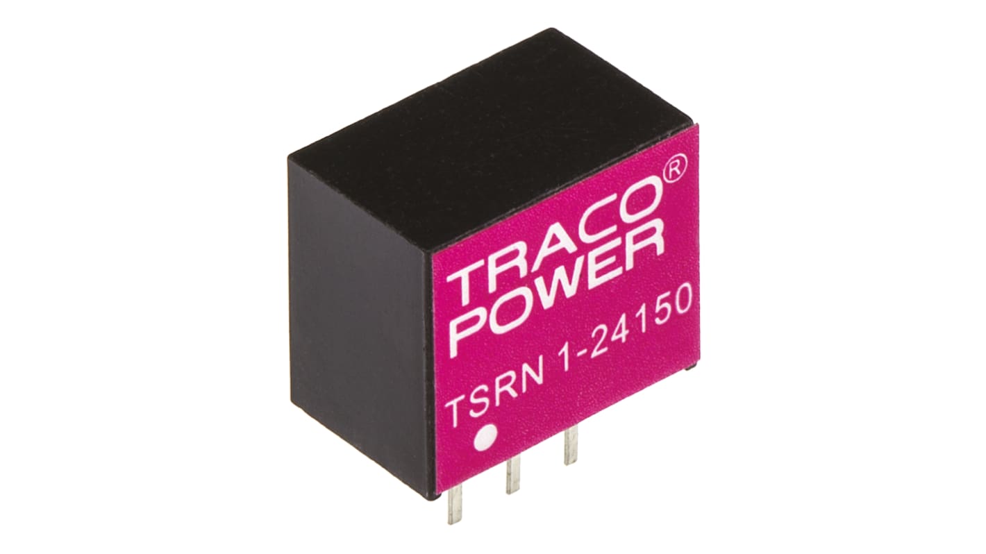 TRACOPOWER Switching Regulator, Through Hole, 15V dc Output Voltage, 16.5 → 21 V dc, 16.5 → 42 V dc Input