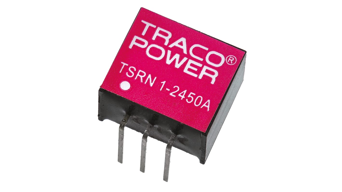 Régulateur de commutation TRACOPOWER, TSRN 1, entrée -7 → -32V c.c., sortie 5 V dc, -5 V dc, -5 V dc, -5 V dcV