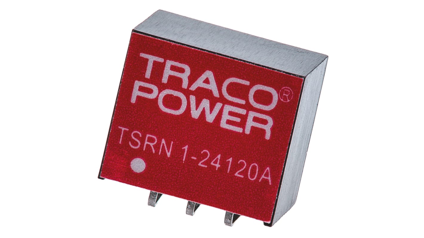 Régulateur de commutation TRACOPOWER, entrée 13.5 → 24 V dc, 13.5 → 42 V dc, sortie ±12V c.c., 1 A, 300 mA