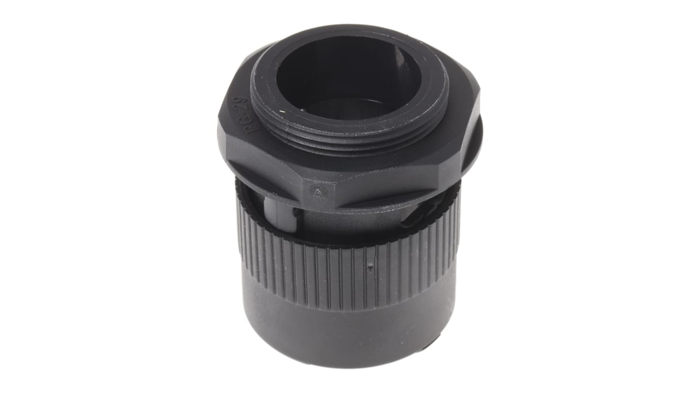 Łącznik do kanałów kablowych RS PRO gwint PG29 32mm Adapter Nylon 66