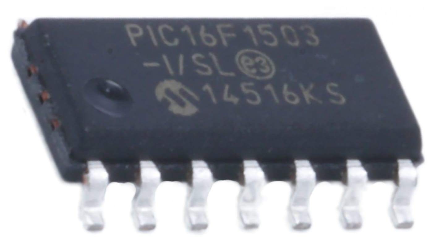 Microchip Mikrocontroller PIC16F PIC 8bit SMD 2048 Wörter SOIC 14-Pin 20MHz 128 B RAM