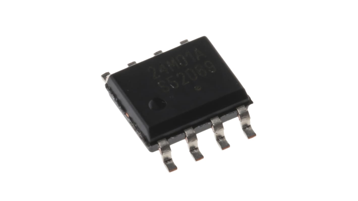 Mémoire EEPROM, CAT24M01WI-GT3, 1Mo, Série-I2C SOIC, 8 broches, 8bit