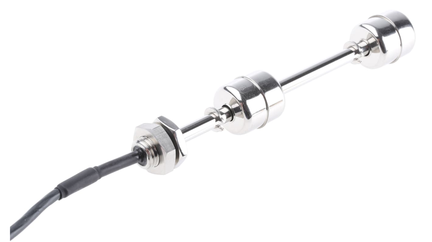 Sensata Cynergy3 SSF67 Series Vertical Stainless Steel Float Switch, Float, 1m Cable, NO/NC