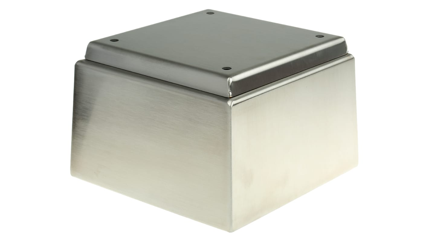 Rittal HD Series Stainless Steel Terminal Box, IP66, IP69K, 150 mm x 150 mm x 120mm