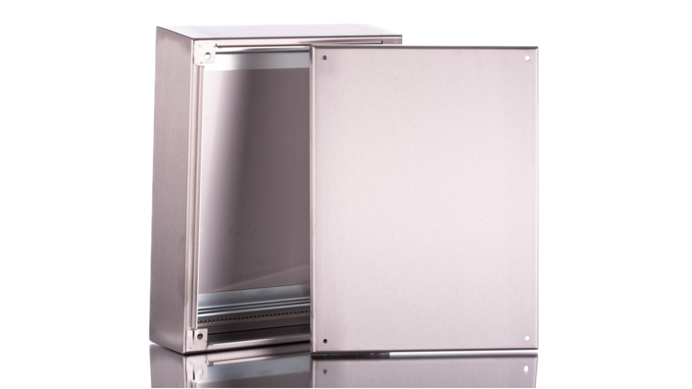 Rittal HD Series Stainless Steel Terminal Box, IP66, 400 mm x 300 mm x 120mm