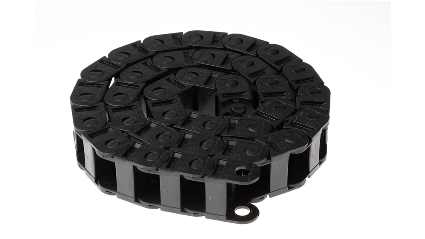 Goulotte Igus 10, e-chain, 36 mm x 23mm x 1m, en Igumid G Noir